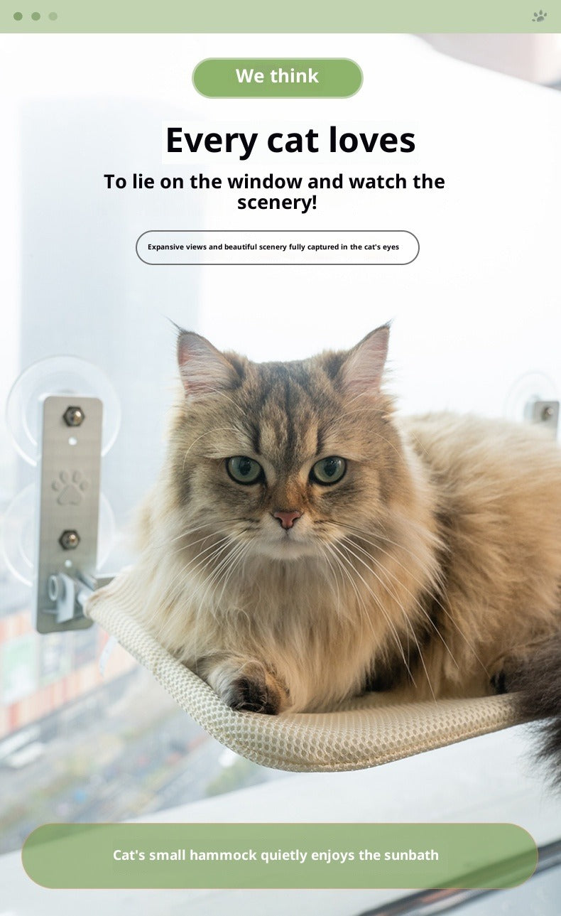 FoldaCat Window Hammock