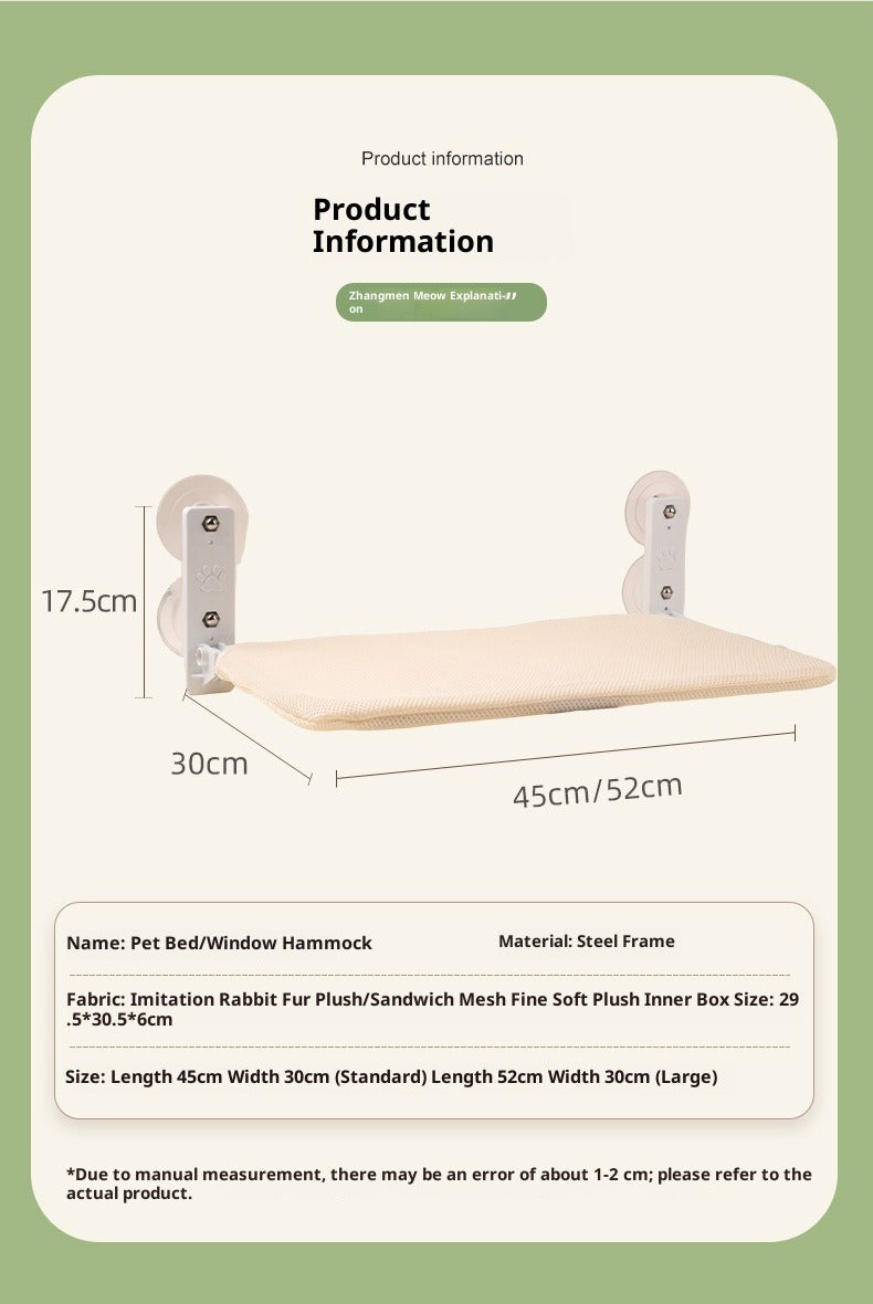 FoldaCat Window Hammock