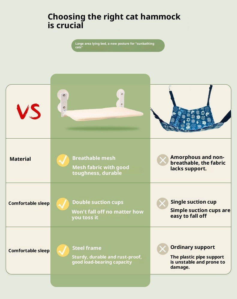 FoldaCat Window Hammock