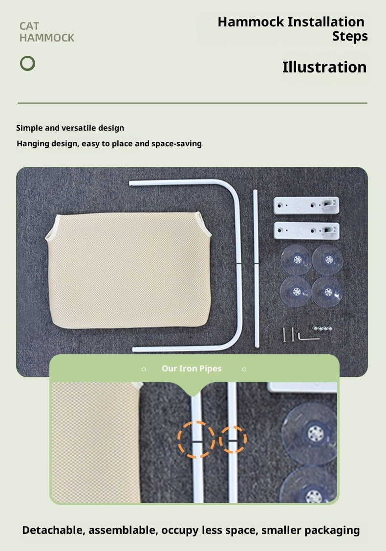 FoldaCat Window Hammock