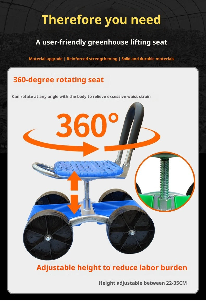 GardenRoll Mobile Stool